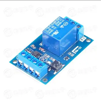 

One-button bistable relay module / 5V12V car modification switch / one button start and stop self-locking single-chip control