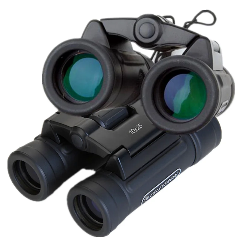 Celestron UpClose G2 10x25 Карманный HD бинокулярный телескоп с высоким увеличением без