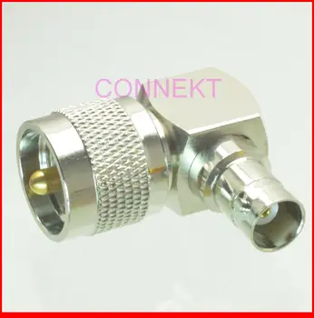 

5pcs/lot UHF PL259 PL-259 male to BNC female right angle 90 degree RF adapter connector 16x16mm