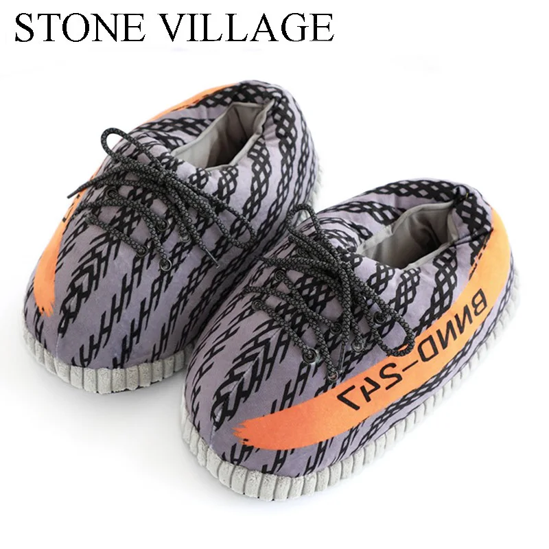 Kopen Steen Dorp Gratis Grootte 35 43 Mannen En Vrouwen Dikke Antislip Kokosnoot Katoen Slippers Warme Thuis Slippers brood Schoenen Cut Vet Schoenen