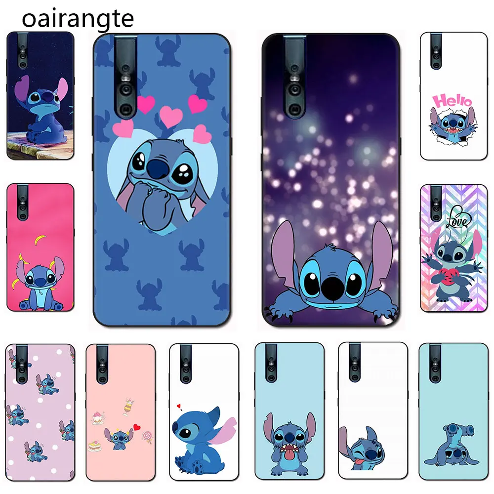 

Cute funny Stitch Emoji Soft TPU phone case for VIVO V15 V11 Pro V9 V7 V5 Y17 Y55s Y69 Y71 Y81s Y91C Y93