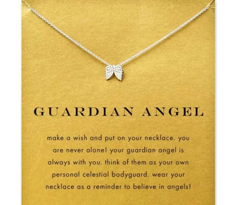 

Bereavement Gift Angel Wing Necklace Condolence Miscarriage Gift Infant Loss Protection Necklace Jewelry