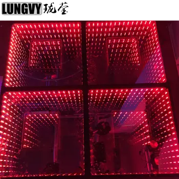 

Free Shipping New Arrival Wedding Dancing Floor Mirror 3d Led Dance Floor Led RGB 3d Dancing Floor
