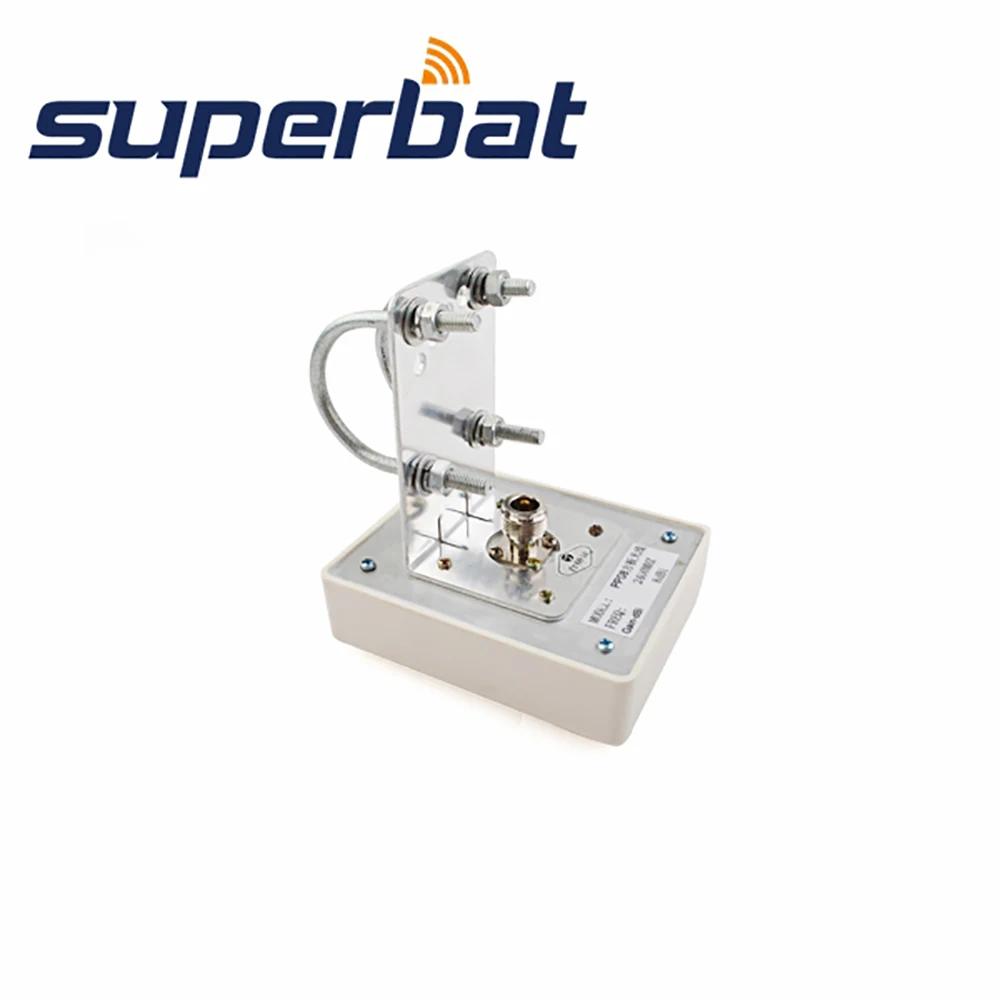 

Superbat 2.4GHz 8dBi WiFi Directional Panel Antenna Aerial Booster N Female Jack Connector 50 Ohm 10.4*8.5*3cm