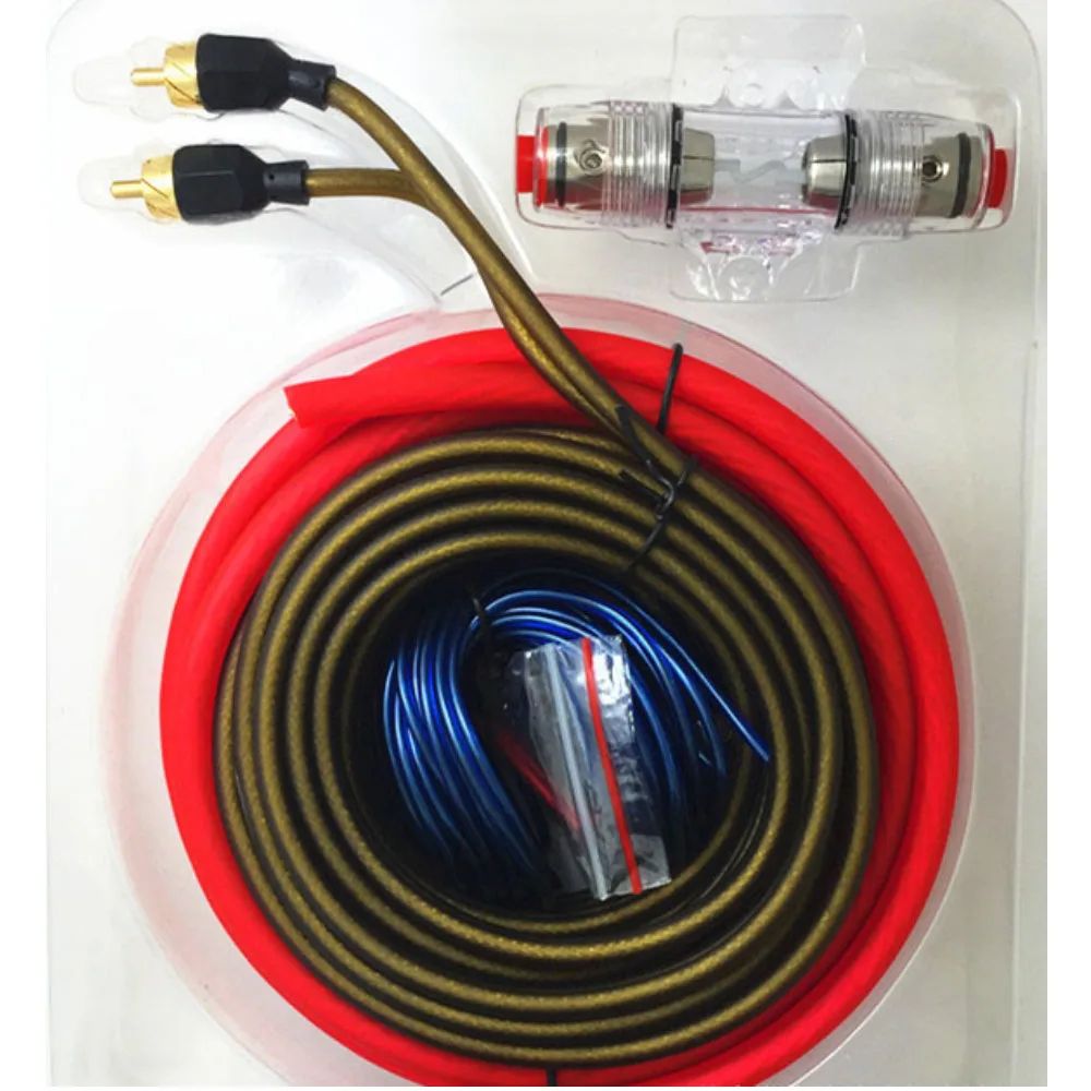 Hot sales 1500W 6GA Car Audio Subwoofer Amplifier AMP Wiring Fuse