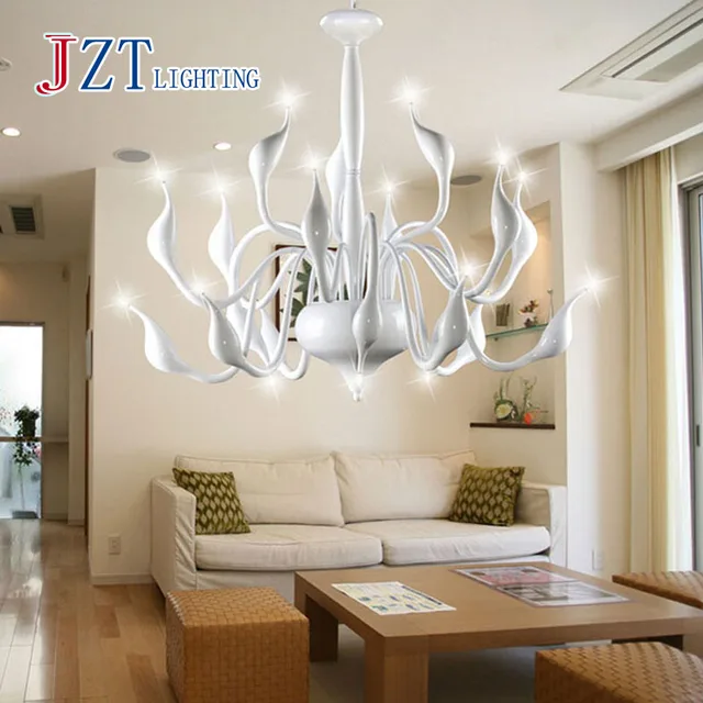 online shop zyy modern chandelier large white swan chandelier lamp