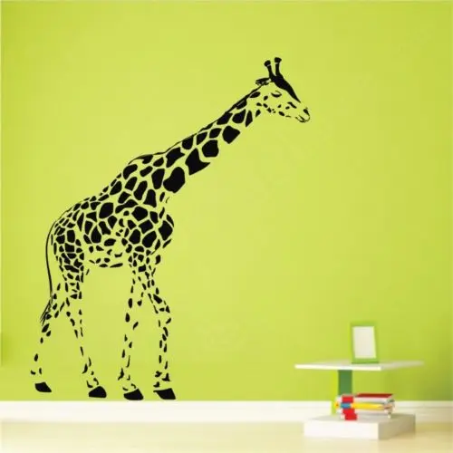 C083 Sale Large Giraffe Wall Stickers Animal Decal Art Children's ... - C083 Sale Large Giraffe Wall Stickers Animal Decal Art ChilDren S BeDroom Decor Black
