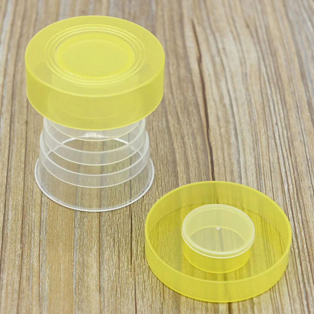 Taza plástica portable viajar camping agua plegable al aire libre portable plegable creativo vidrio beber retráctil Tazas