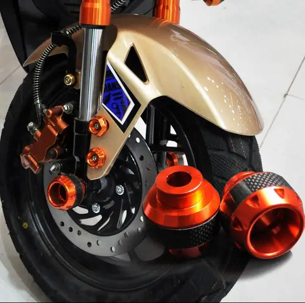 

CNC Motorcycle accessary New Carbon Fiber Motorcycle Shock Absorption Cup Drop front fork protection guard for motorcycle