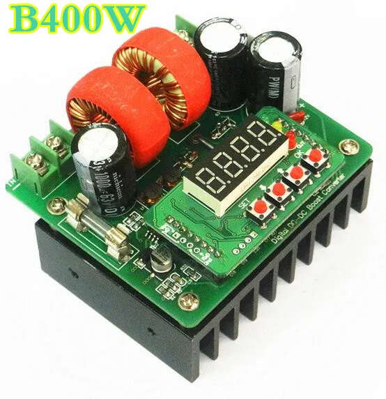 B400W Mini DC DC Digital Voltmeter Control Step Up Module Power Supply 