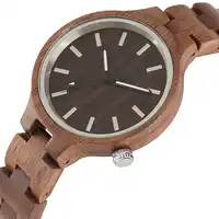 Fashion Wooden Watches Quartz Clock Woman Full Wood Band Quartz Wristwatches Royal Women's Walnut Bangle Gifts Relogio Feminino