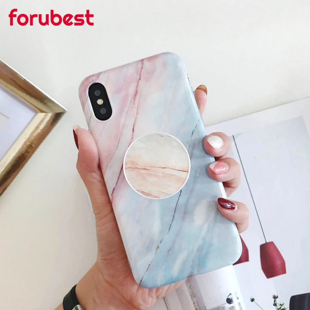 Marble Stone Gel Case for Apple iPhone 7 6s 6 8 Plus X Cases Soft TPU Squishy Phone Cover Protective Shell and Holder |