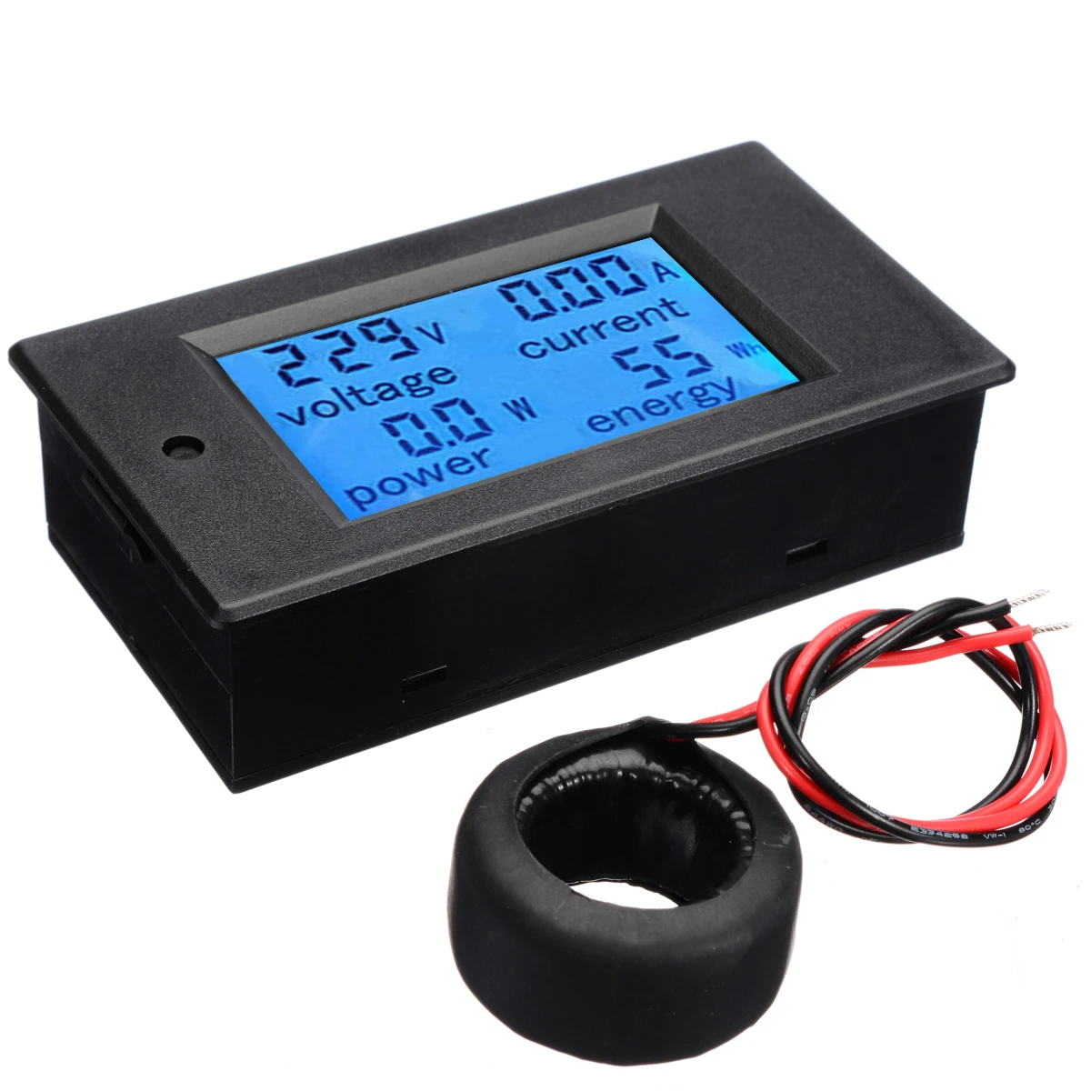 AC 100A цифровой ЖК метр Wattmeter вольтметр мощности амперметр с трансформатором тока
