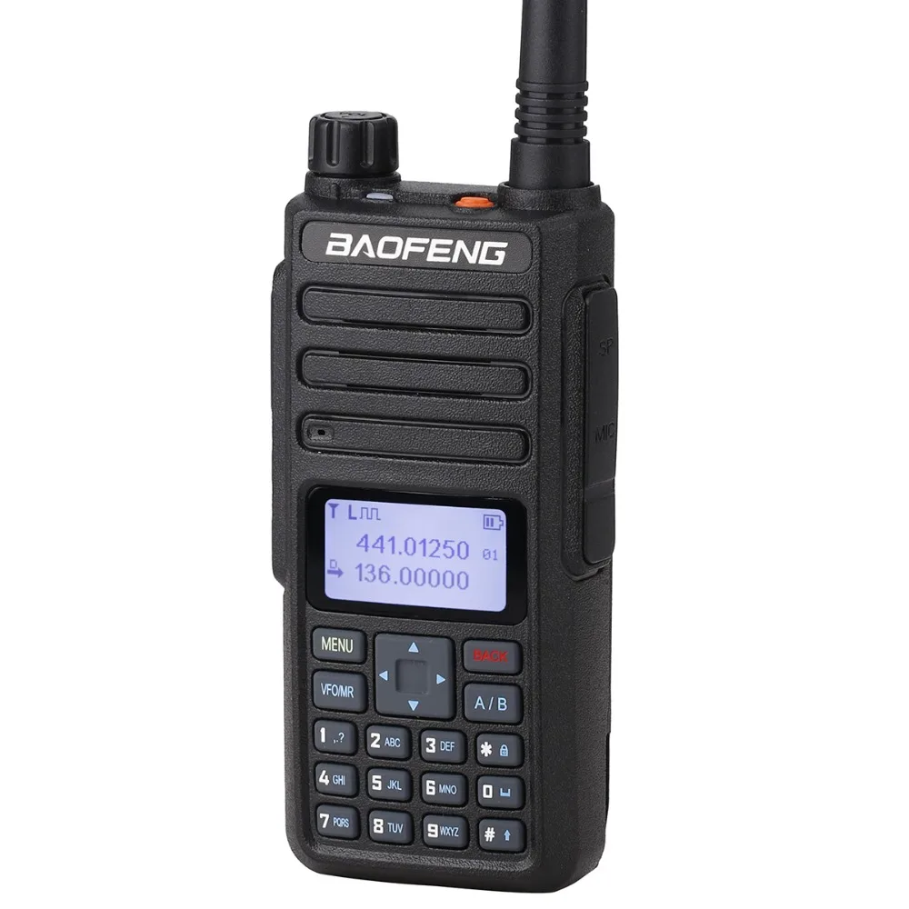 Baofeng DM-860 Двухдиапазонная цифровая рация DMR Tier1 Tier2 Tier II Dual Time slot цифровая/аналоговая VHF/UHF двухстороннее радио