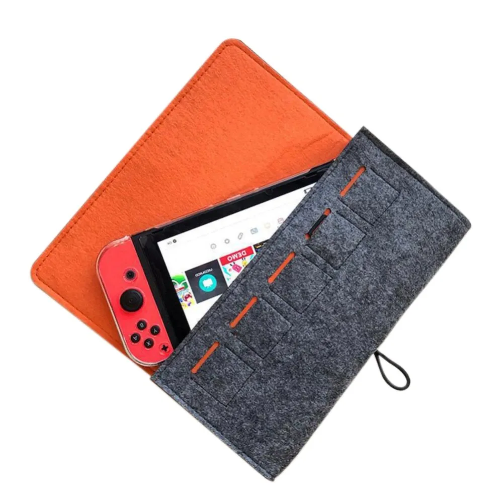 Чехол для переноски для nyd Switch замшевый мешочек Сумка Аксессуар Чехол для хранения для Nintendo Switch консоль для хранения 5 игровых карт слот