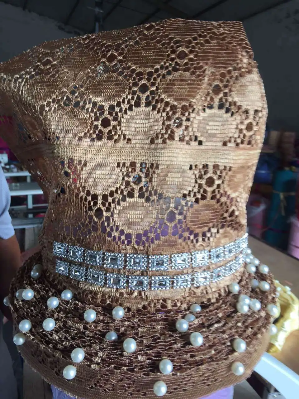 Новейший Авто геле готовая Нигерия ASO OKE autogele Asoke головной убор африканская Женская повязка на голову LXLAS-7