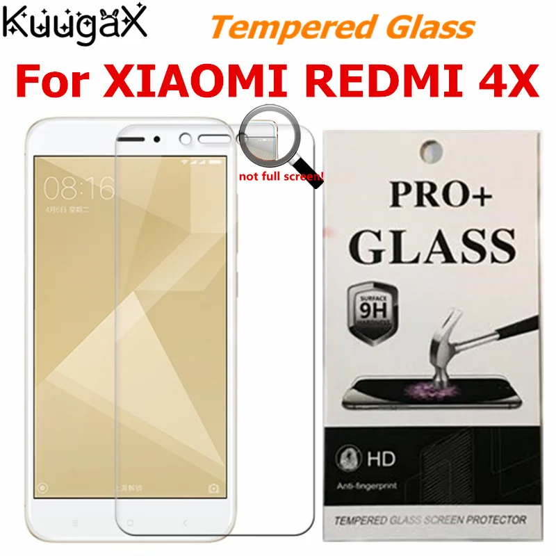 Для XIAOMI REDMI 4X Защитная крышка для экрана закаленное стекло 5 дюймов 9H смартфон на