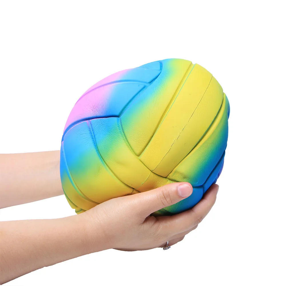 Антистрессовая игрушка Jumbo супер гигантская мягкая Jumbo супер гигантский Волейбольный мяч медленное увеличение облегчить стресс игрушка A705