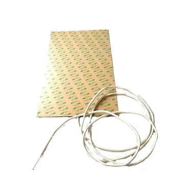 

300*500*1.5mm heat bed for 3d printer 110v 400w adhesive 1 side 100k thermistor 1000mm lead wire come out from middle of short