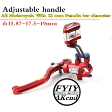 AKCND Brake Pump Master Cylinder Motorcycle lever Handlebar Hadraulic clutch Racing Motorbike 22mm For yamaha aerox nvx nmax155 цена AKCND Brake Pump Master Cylinder Motorcycle lever Handlebar Hadraulic clutch Racing Motorbike 22mm For yamaha aerox nvx nmax155 цены онлайн