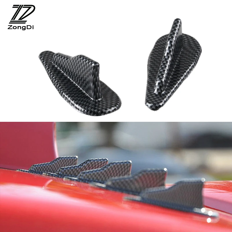 

ZD 10Pcs Car Roof Shark Fins Spoiler Wing for VW Golf 4 7 5 MK4 Mazda 6 cx-5 Peugeot 206 207 208 508 Touareg Tiguan 2017 Jetta