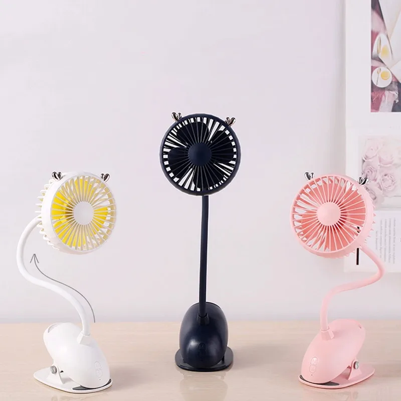 

Small Fan Portable USB Charging Student Dormitory Bed Large Strong Power Comfortable Wind Desktop Office FAN-23
