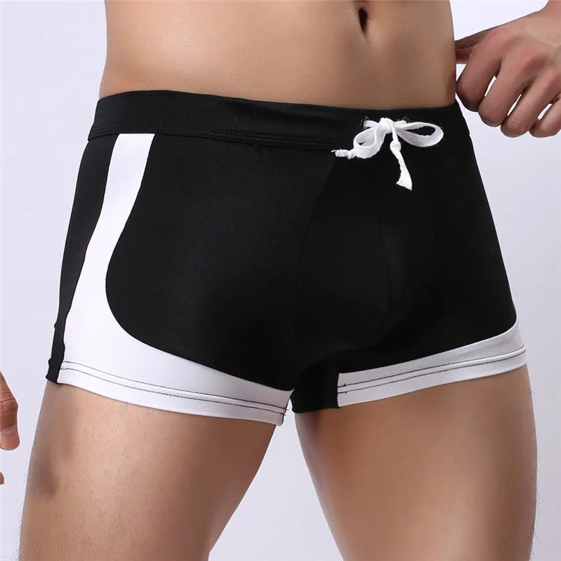 2018 New Mens Swim Briefs Boxer Shorts Boxers Underwear Men Brand Underpants Comfortable Breathable Male Panties #2J19 (2)