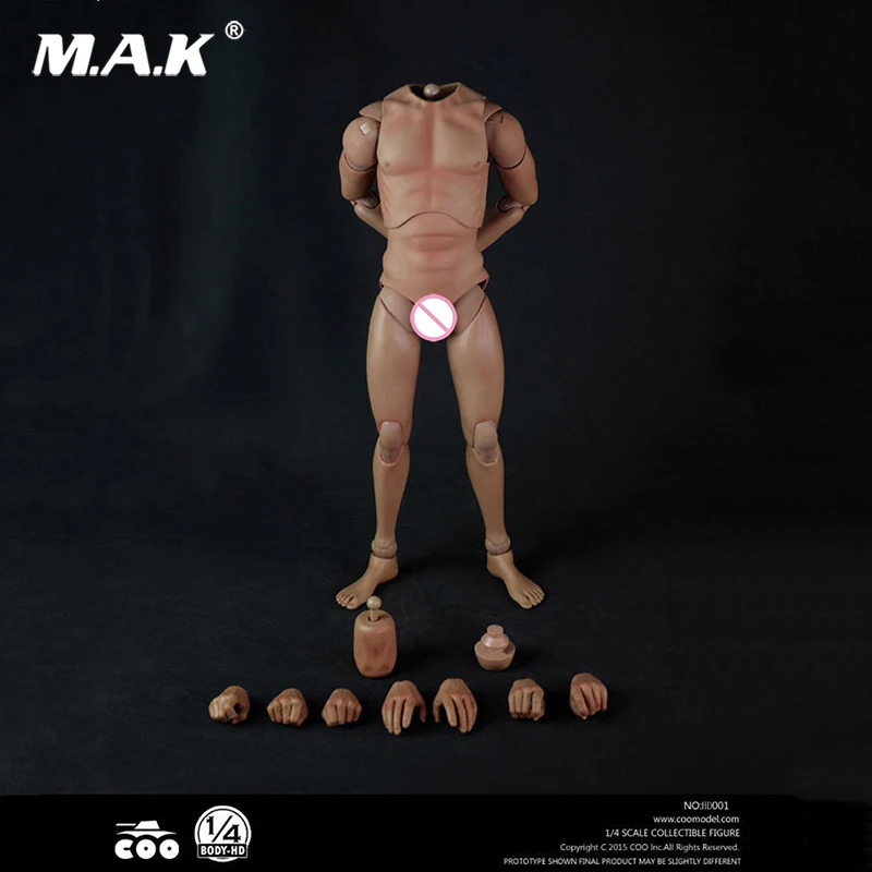 #^Special Price 1/4 Scale COOMODEL HD001 18 Inches Flexible Male High Body Figure W/Connector #^Special Price 1/4 Scale COOMODEL HD001 18 Inches Flexible Male High Body Figure W/Connector