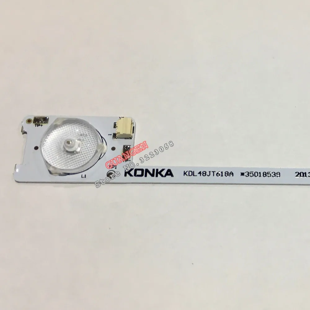 Новый светодиодная подсветка для бара полосы для KONKA KDL48JT618A/KDL48SS618U 35018539 6 светодиодный S (6 в) 442 mmnew