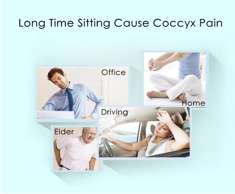 chair cushions indoor Donut Pillow Hemorrhoid Seat Cushion Tailbone Coccyx Orthopedic Medical Seat Prostate Chair Cushion for Hemorrhoids Memory Foam chair cushions indoor