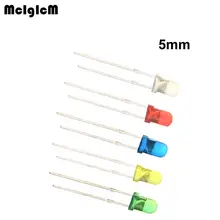 MCIGICM 5000 шт. 5 мм светодиодный диодный светильник Набор DIY светодиодный s Набор белый желтый красный зеленый синий электронный diy Набор Горячая Распродажа