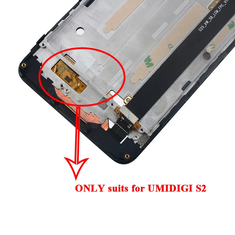 Ocolor для UMI Umidigi S2 F602517VA ЖК-дисплей и сенсорный экран+ рамка дигитайзер Замена+ Инструменты+ закаленное стекло для UMI S2