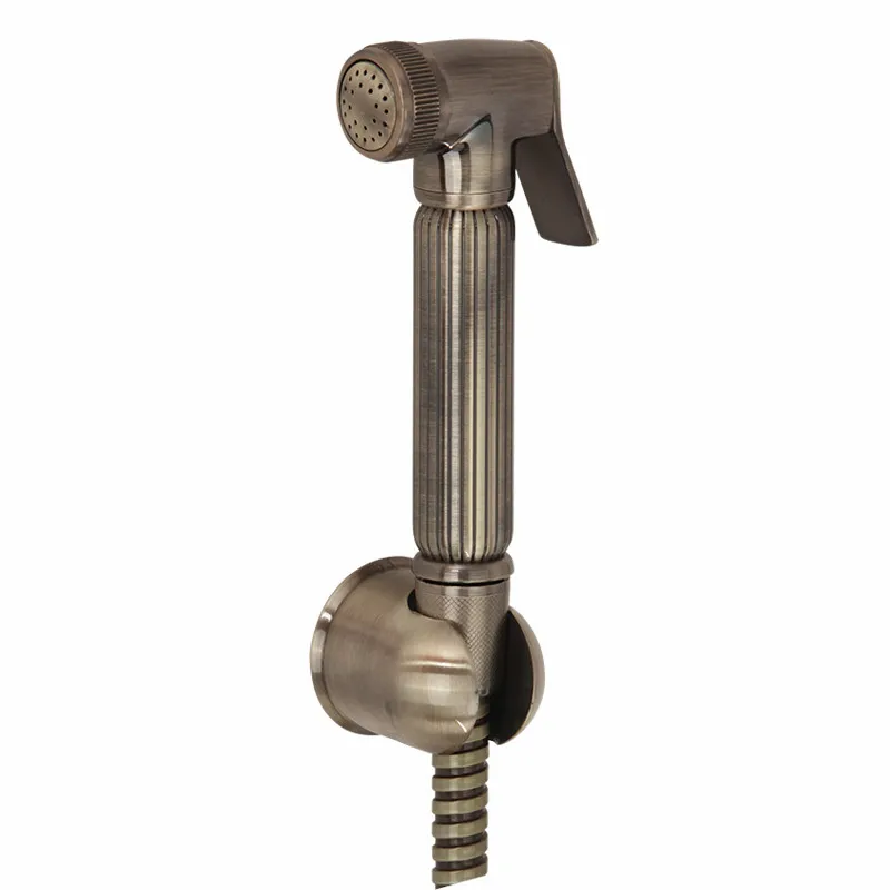 

ROLYA Premier Antique Bronze Hygienic Shower Shattaf Set for Toilet Hand Bidet Spray Kit