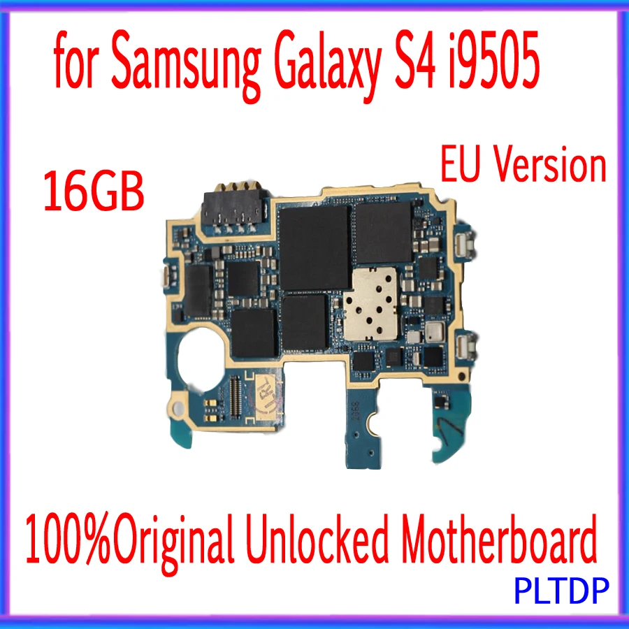 Полная разблокированная материнская плата для samsung Galaxy S4 i9505 16 Гб оригинальная с