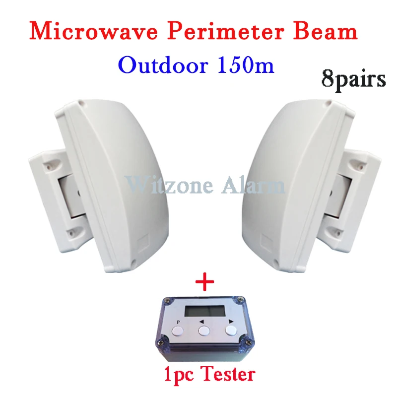

Waterproof Outdoor 150m Perimeter Microwave Beam Detector Protect Villa,Apartment,Farm,Factory,Valuable Wooden,Whisky Barrels