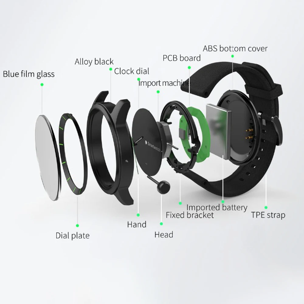 S68 Smartwatch Водонепроницаемый Будильник круглый Bluetooth Gps