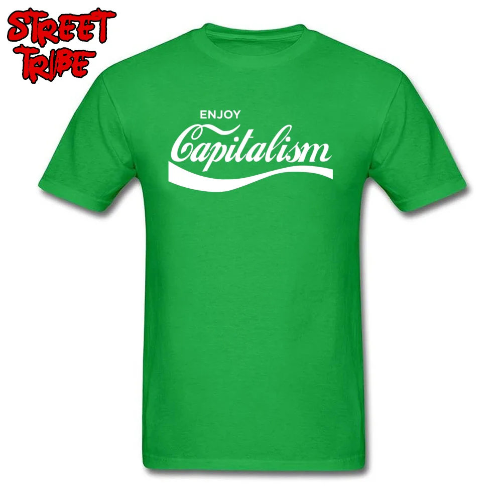 Футболка Hipster Enjoy Capitalism, мужские футболки на заказ, Мужская забавная одежда, хлопок, черная, белая футболка, топы 3XL
