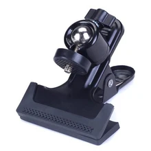 Tripod Heads Multi function Clip Clamp Holder Mount with Standard Ball Head 1 4 Screw