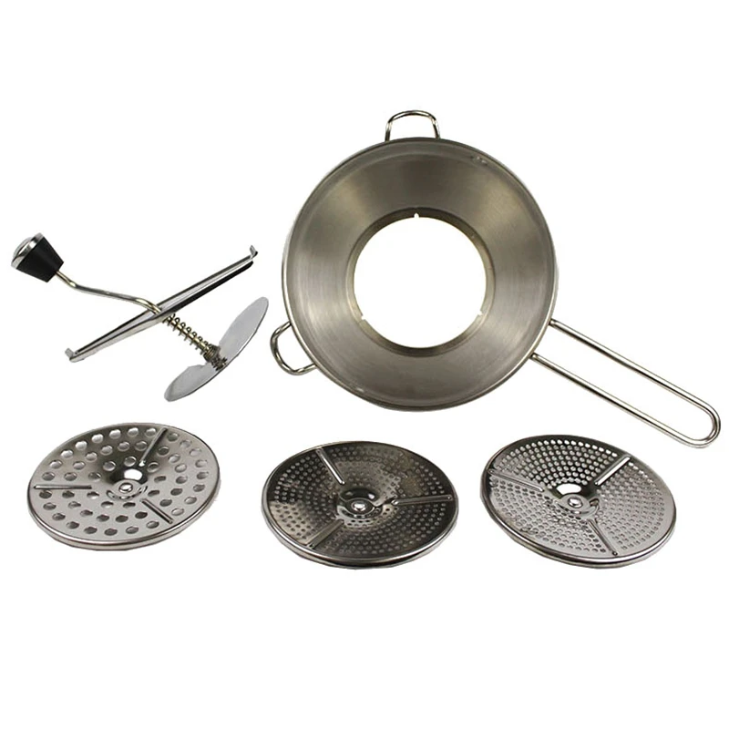 

SDFC-Stainless Steel Food Mill 2 Quart Capacity 3 Milling Discs