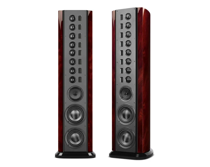 

HiVi Swans 2.8A Home Theater Front Speakers 4 way 4 driver isodynamic ribbon tweeters 6 midrange 8 subwoofer