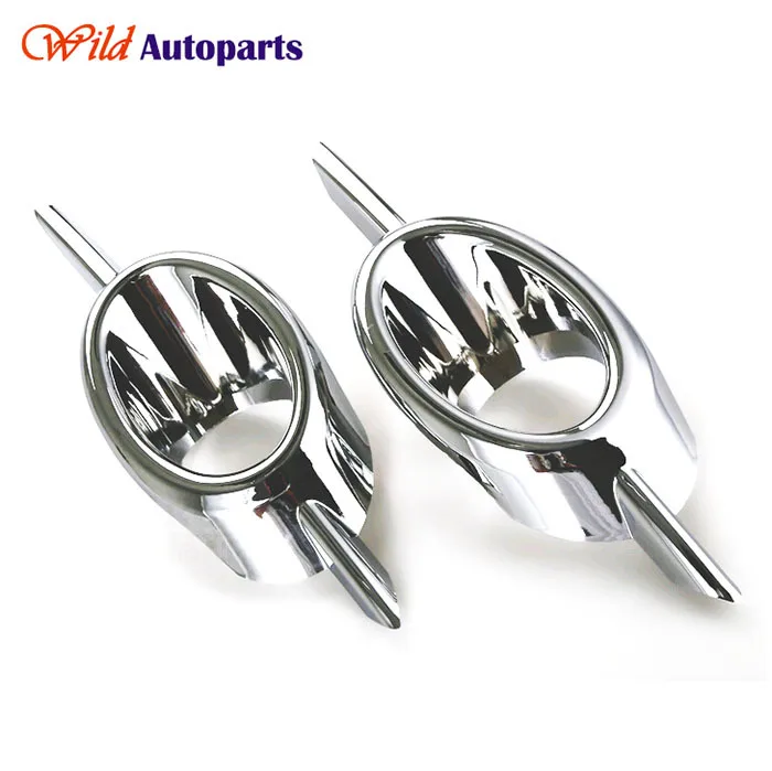 Chrome ABS Front Fog Lamp Light Cover Trims Access...