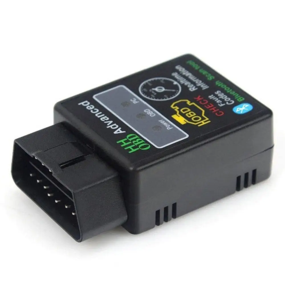 Автомобильный мини сканер OBDII V1.5 HHOBD Bluetooth ELM327 OBD2 V2.1|Детекторы радаров| |