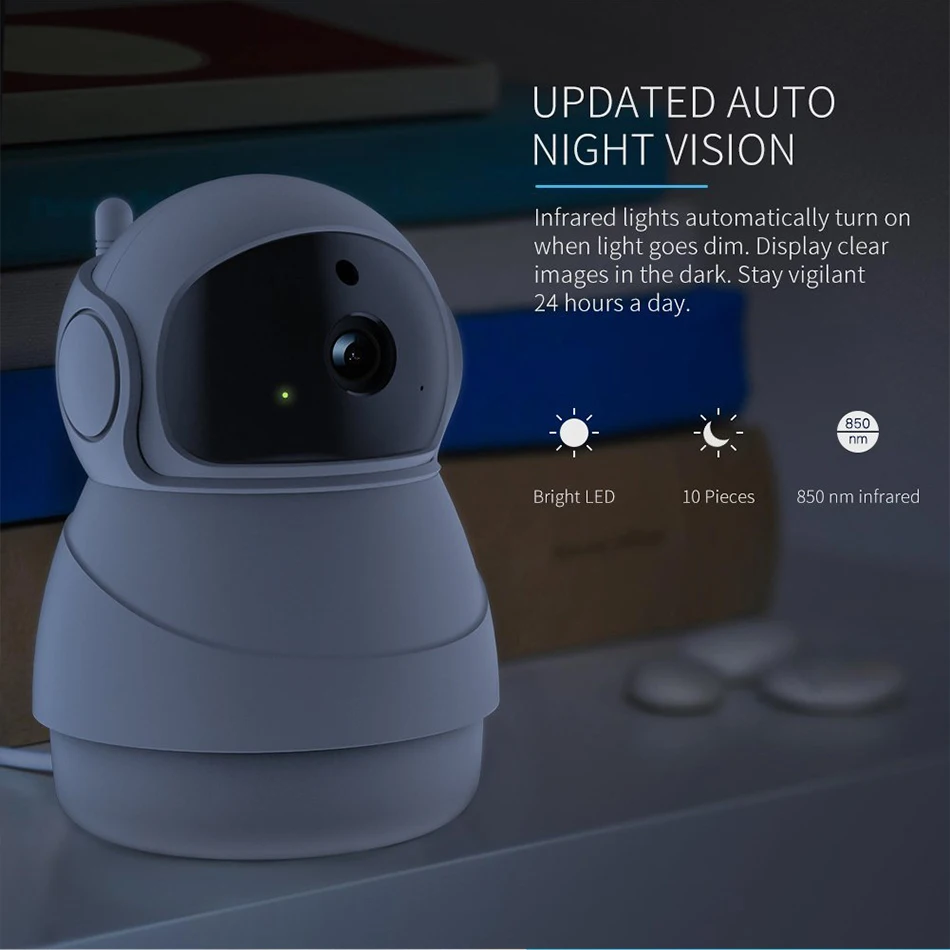 1080P 2MP Беспроводная IP камера Wifi 3D домашняя видеонаблюдения Видео Запись