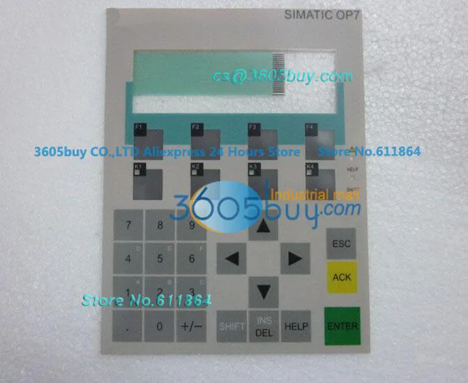 

New OP7 6AV3607-1JC20-0AX1 Keypad Mask