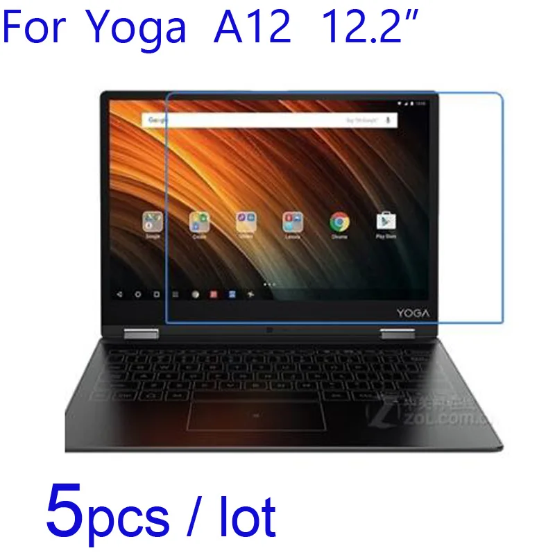 5pcs/lot Soft Clear/Matte/Nano Anti-Explosion NoteBook Protective Films For Lenovo Yoga A12 12.2
