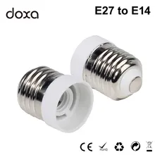 E27 к E14 База конвертер Гнездо Светодиодный свет лампы противопожарные держатель огнестойкость адаптер Изменение Светодиодный лампочки