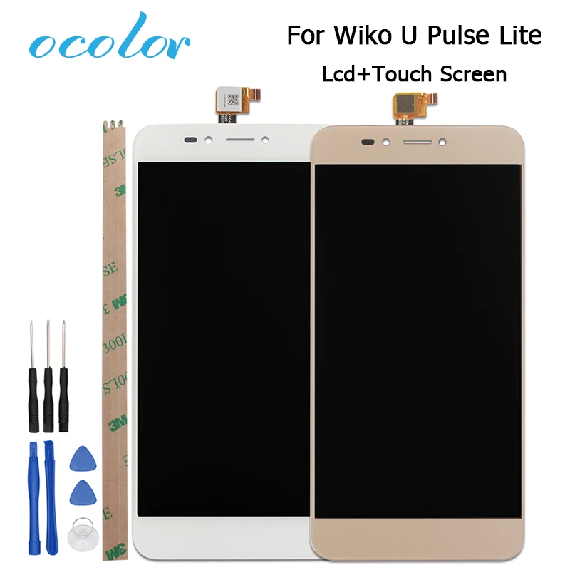 

ocolor 5.2" For Wiko U Pulse Lite LCD Display and Touch Screen Android 7.0 Digitizer Assembly 1280x720 FHD + Tools+Adhesive