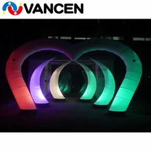 VANCEN advertising led light inflatables sickle shape inflatable led light decoration for party events цена VANCEN advertising led light inflatables sickle shape inflatable led light decoration for party events цены онлайн