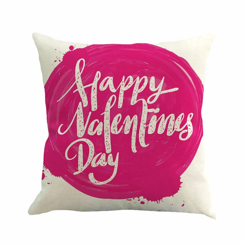 

Pillow Case Cover Square 45cm*45cm Linen Pillow Cases Bedding Super Soft Mother's Day Sofa Pad Set Home Decoration L530