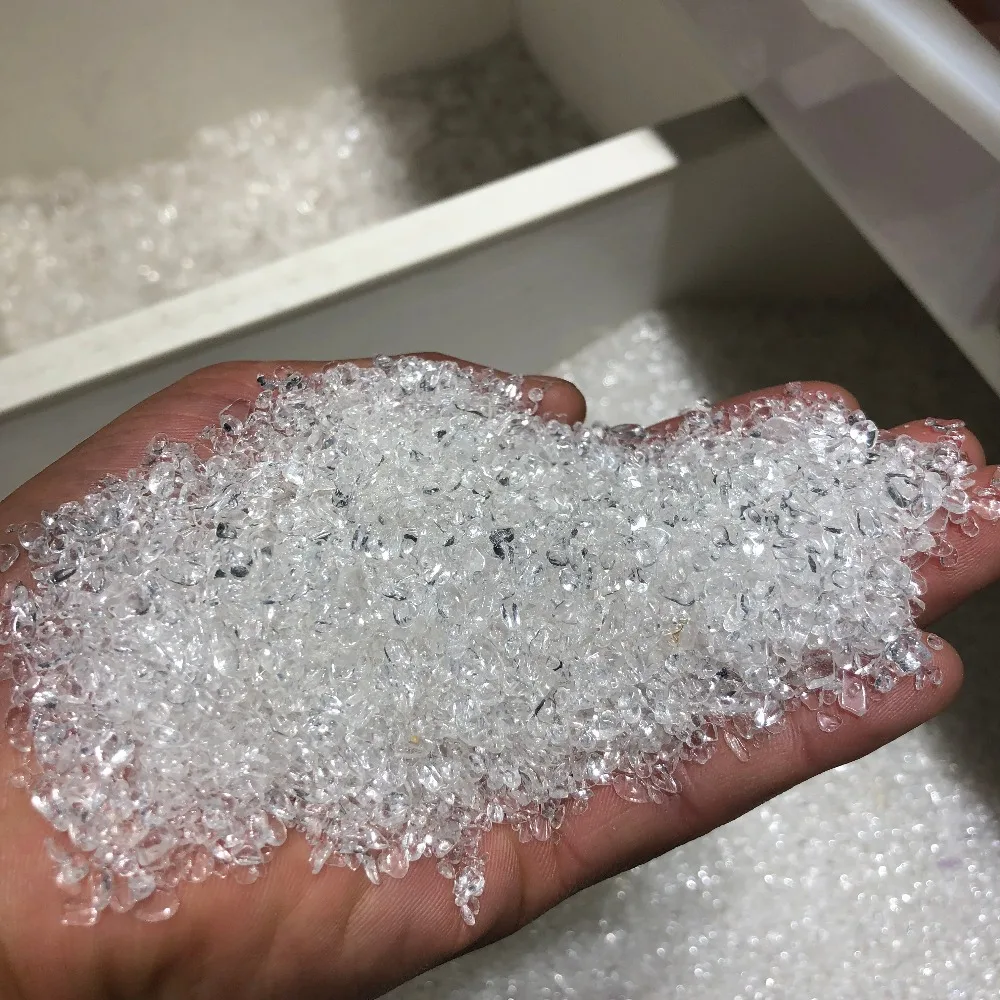 

Natural white crystal crystal mineral crushed stone quartz chip